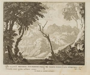 Arkadische Landschaft nach Vergil
