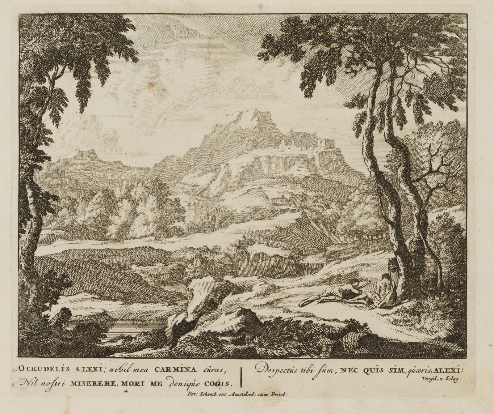 Landschaft mit Alexis, nach Vergil