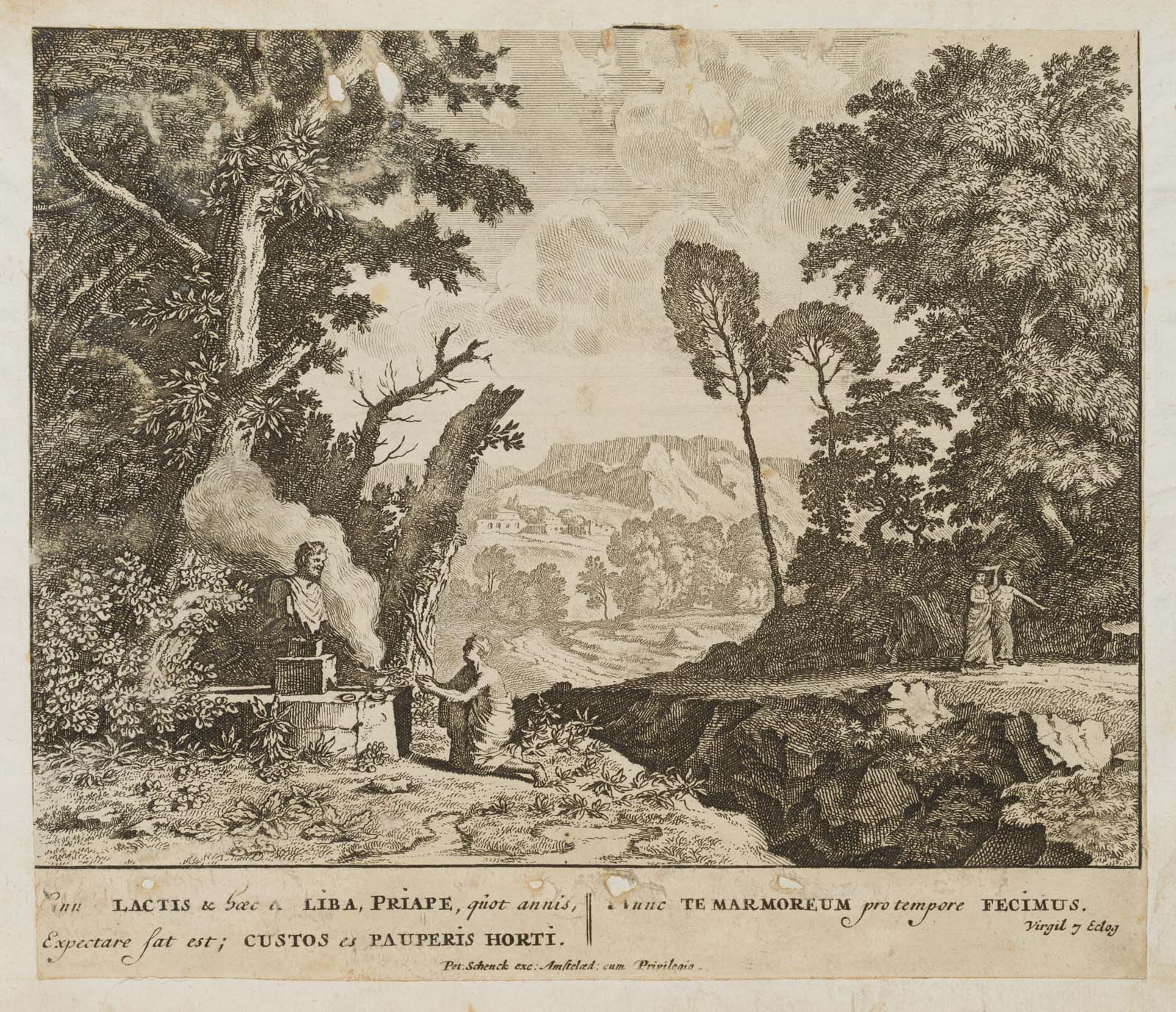 Landschaft mit Altar, nach Vergil