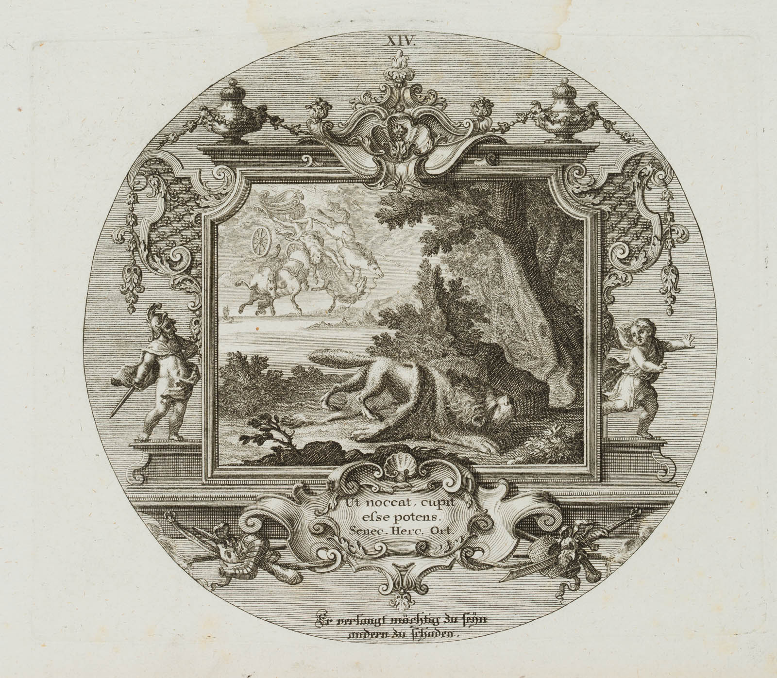 Emblem, Sturz des Phaeton, Seneca