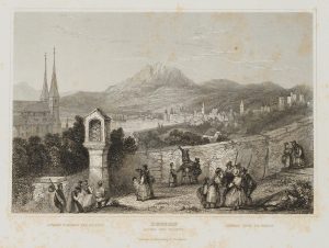 Luzern mit Berg Pilatus, Schweiz