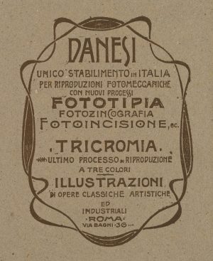 Werbekarte: DANESI, Rom, Italien