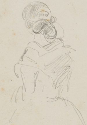 Figurenstudie, Rücken