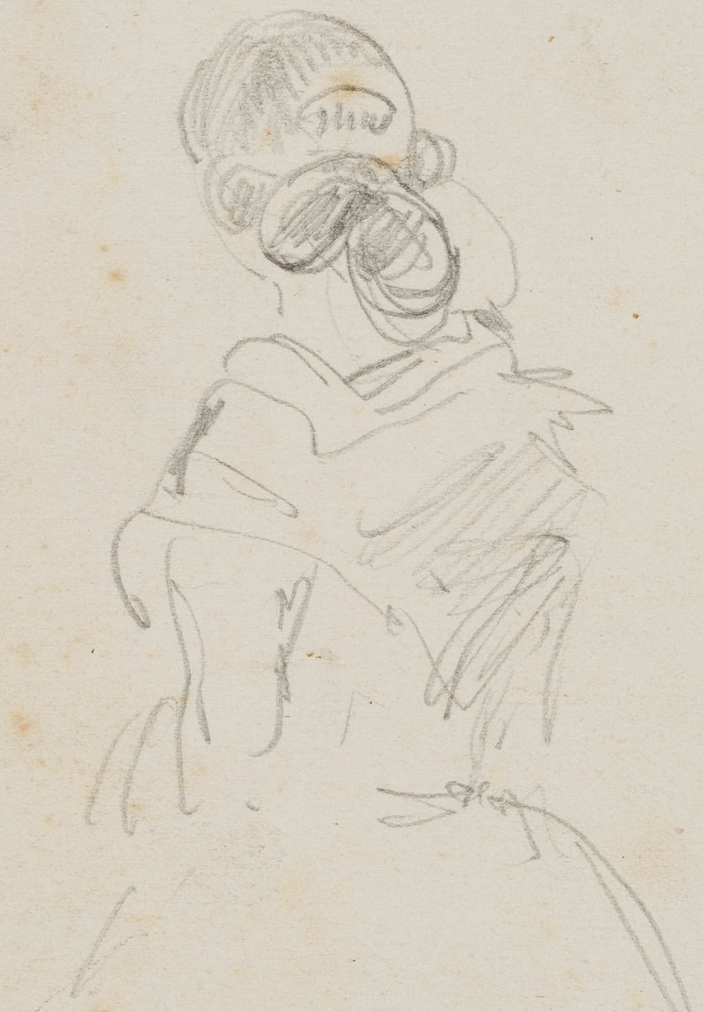 Figurenstudie, Rücken
