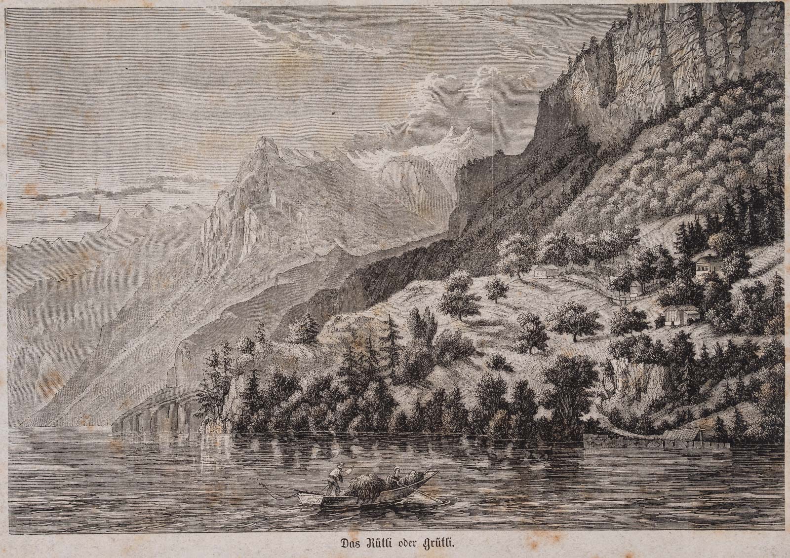 Kahn auf dem Vierwaldstättersee