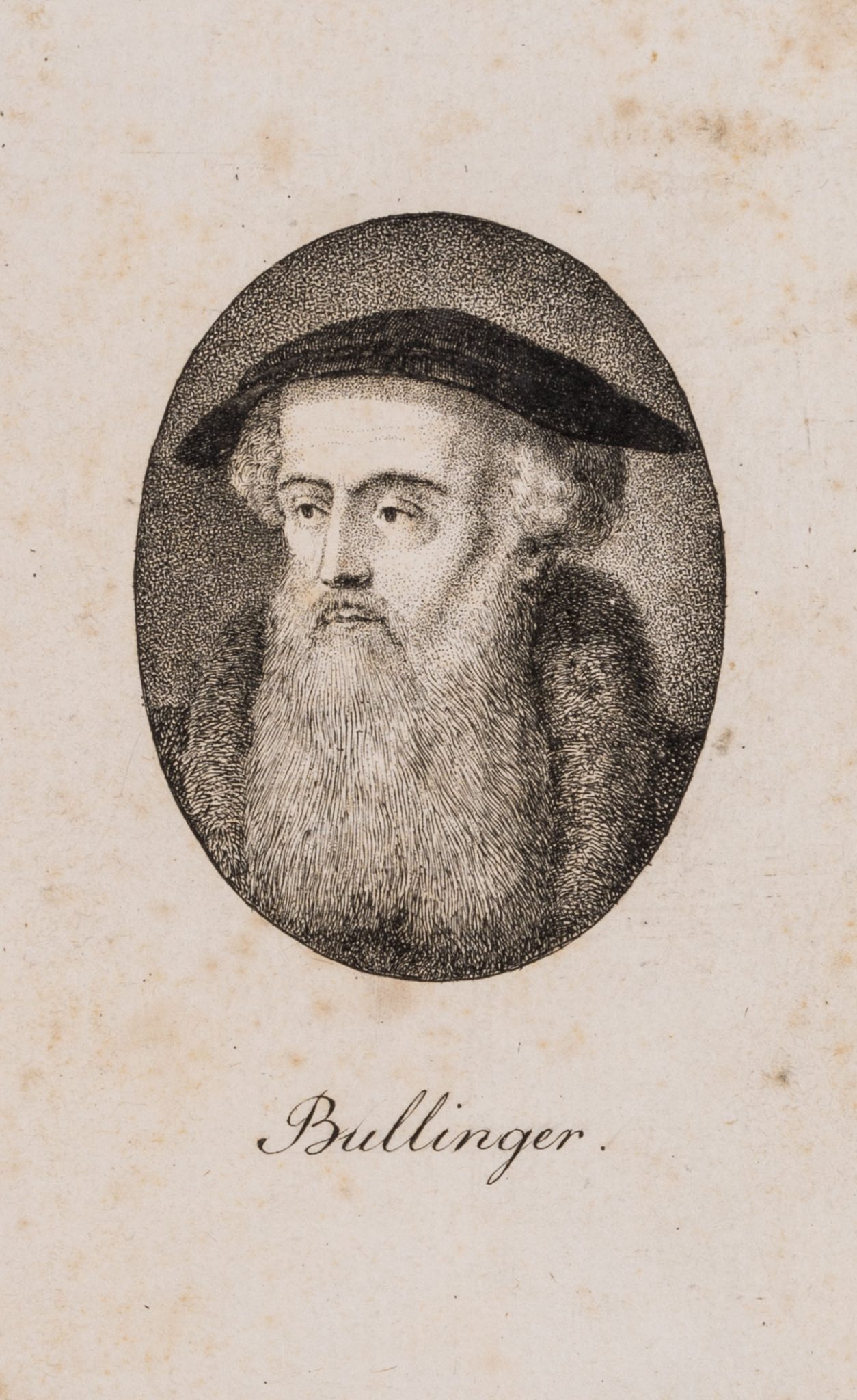 Portrait des Heinrich Bullinger