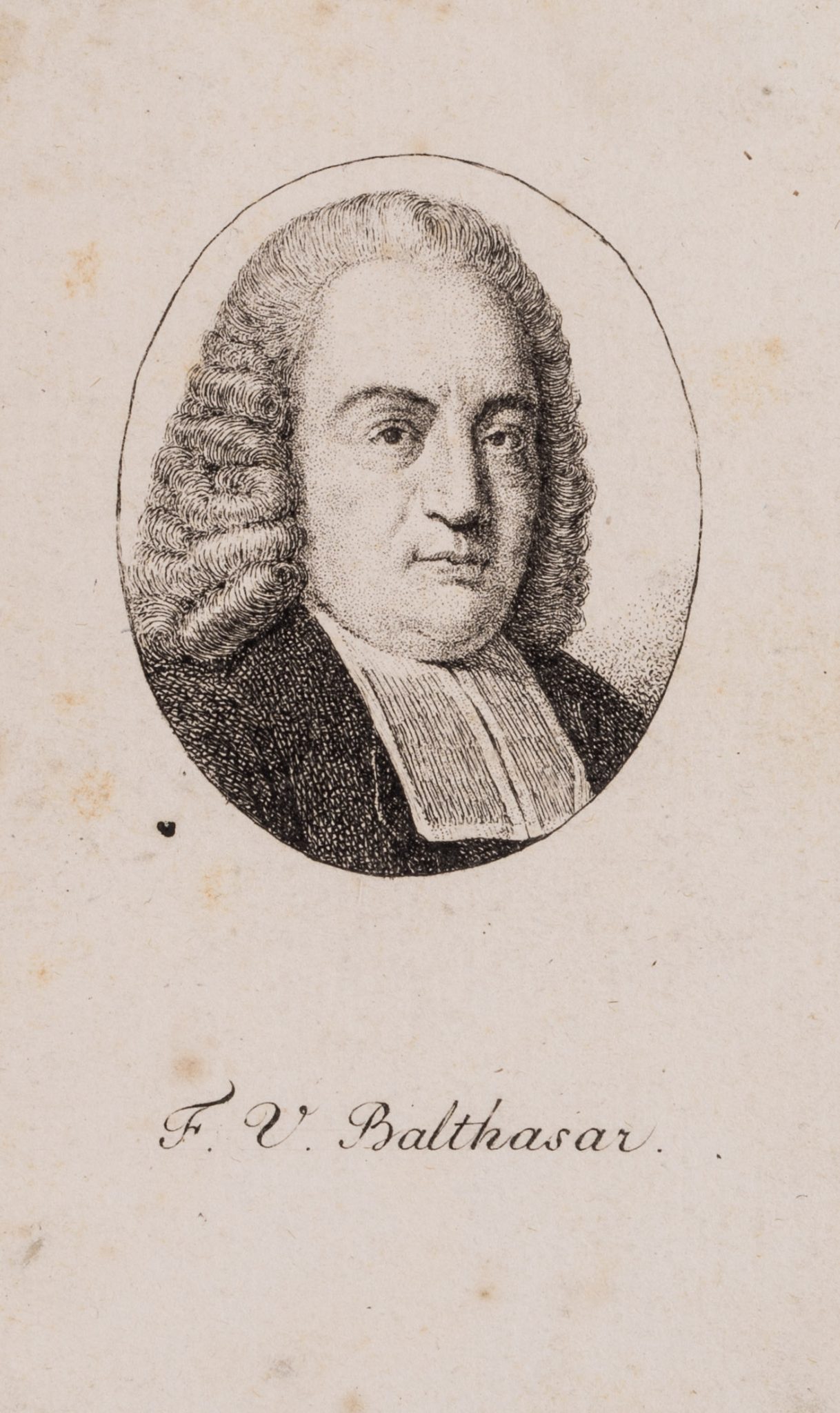 Portrait des Franz Urs von Balthasar