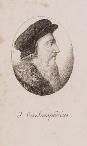 Portrait des Johannes Oekolampad