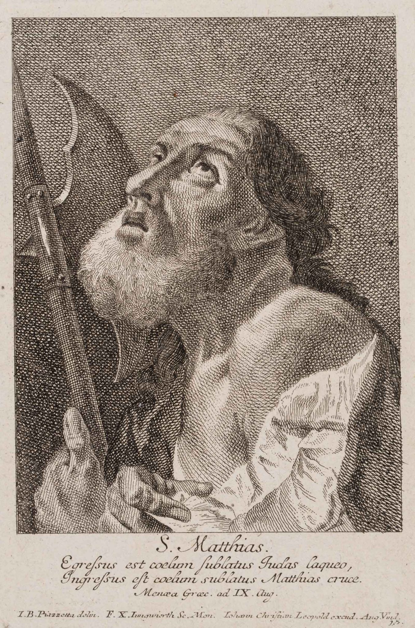 Hl. Matthias mit Hellebarde