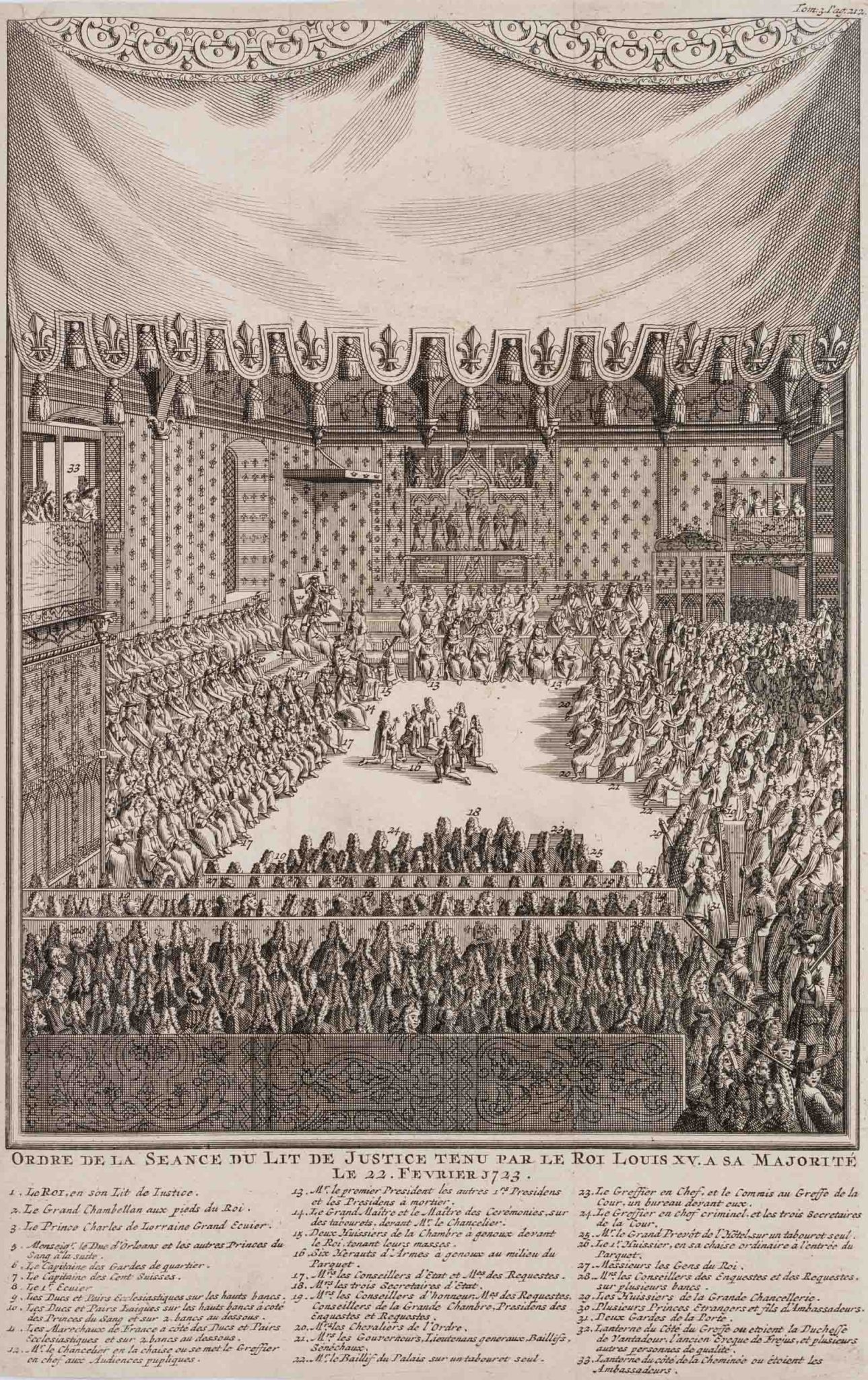 Ordre de la séance du lit de justice