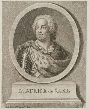 Portrait Feldherr Moritz v. Sachsen
