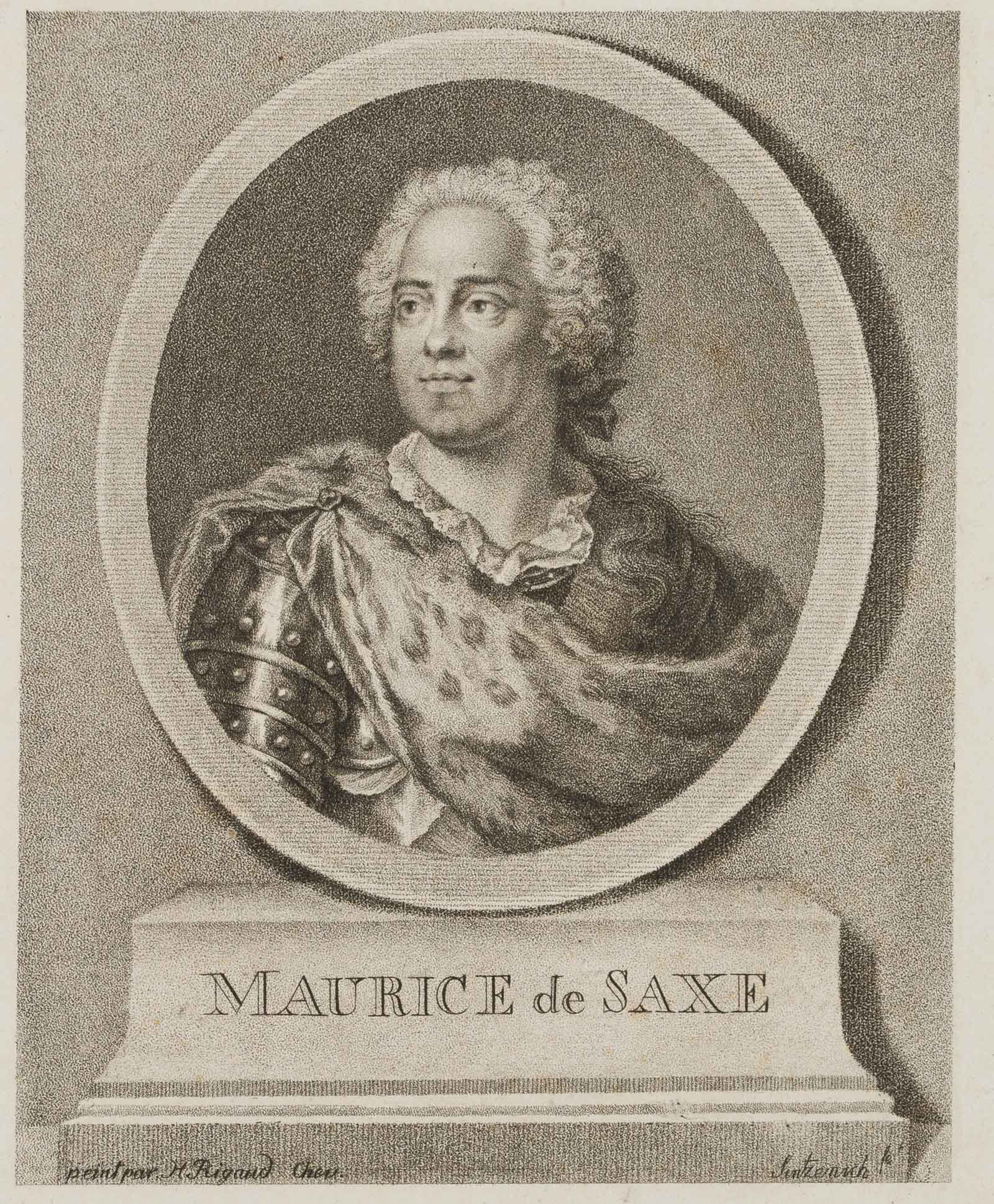 Portrait Feldherr Moritz v. Sachsen