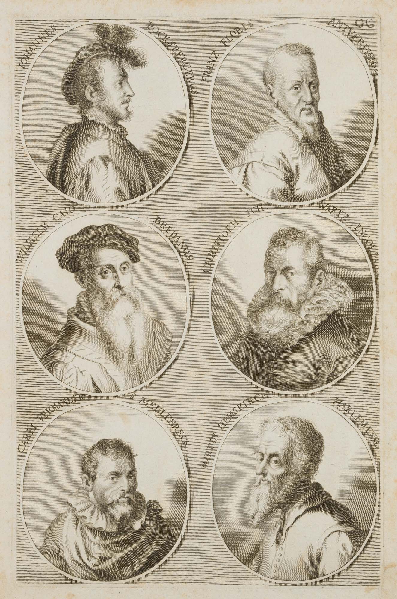 Porträts berühmter Künstler. Alte Meister III.