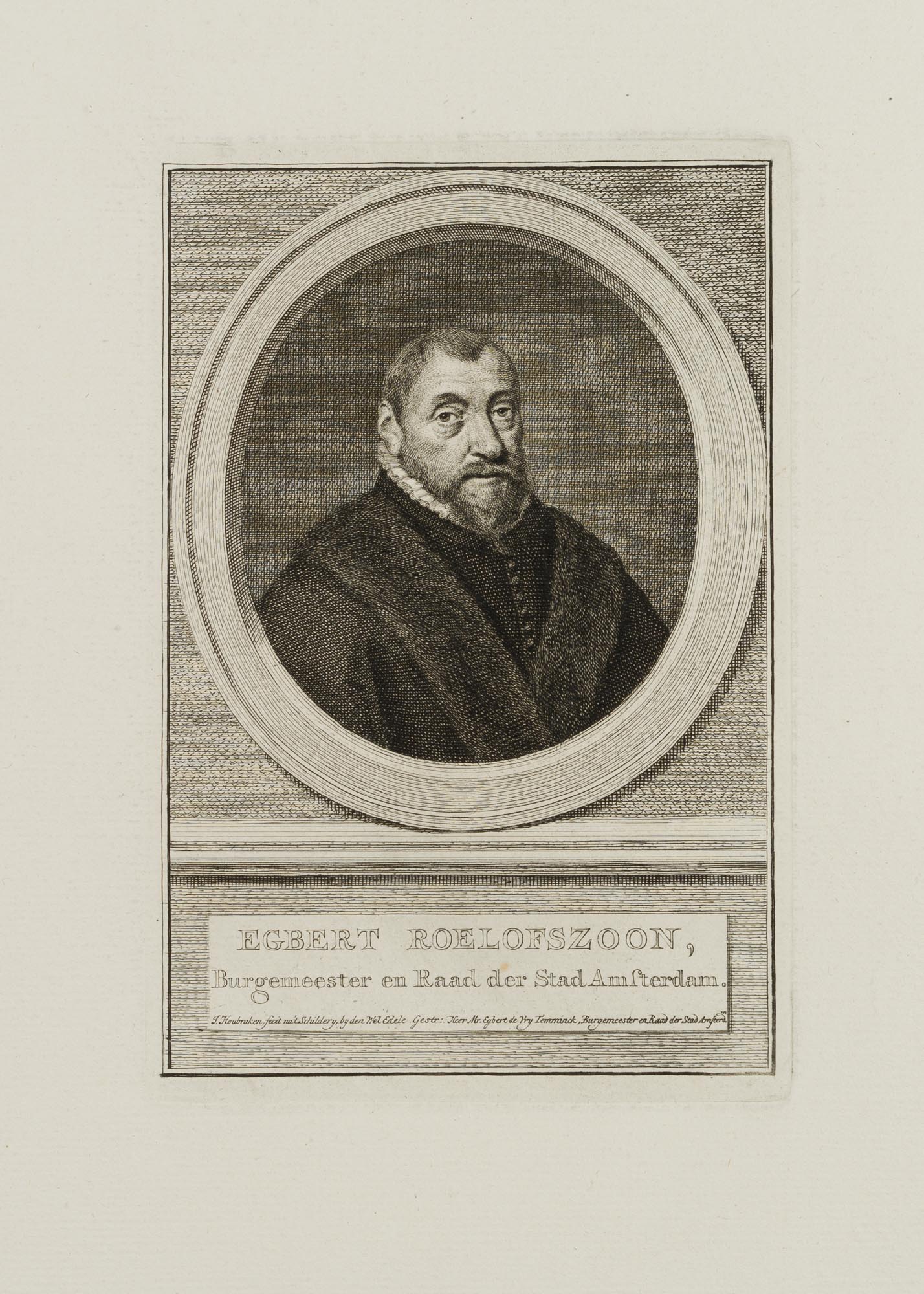 Egbert Roelofszoon. Bürgermeister Amsterdam