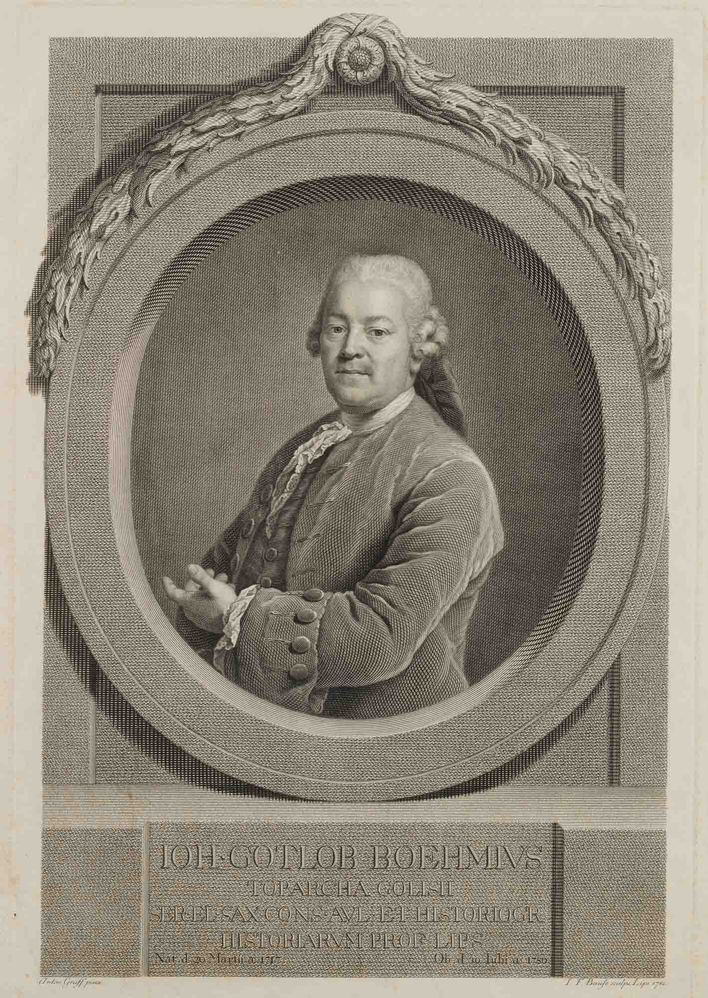 Portrait des Johann G. Böhme