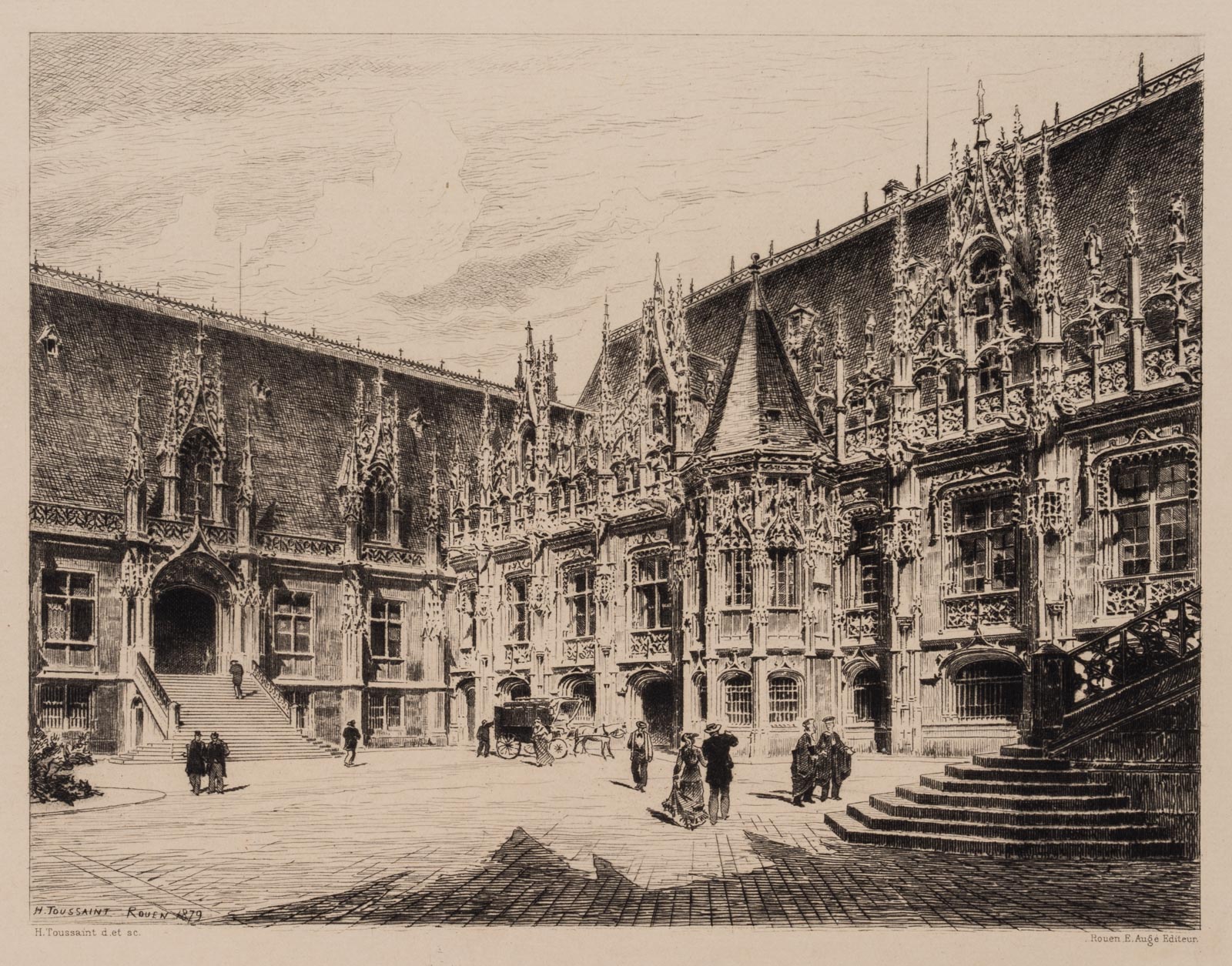 Palais de justice in Rouen