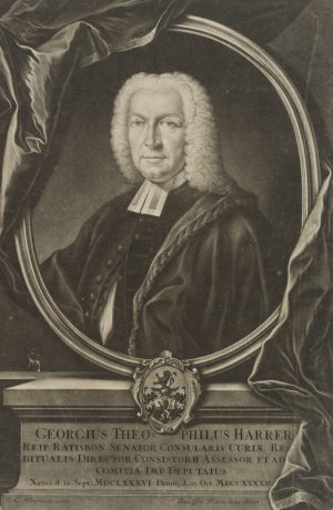 Porträt des Georg Theophil Harrer