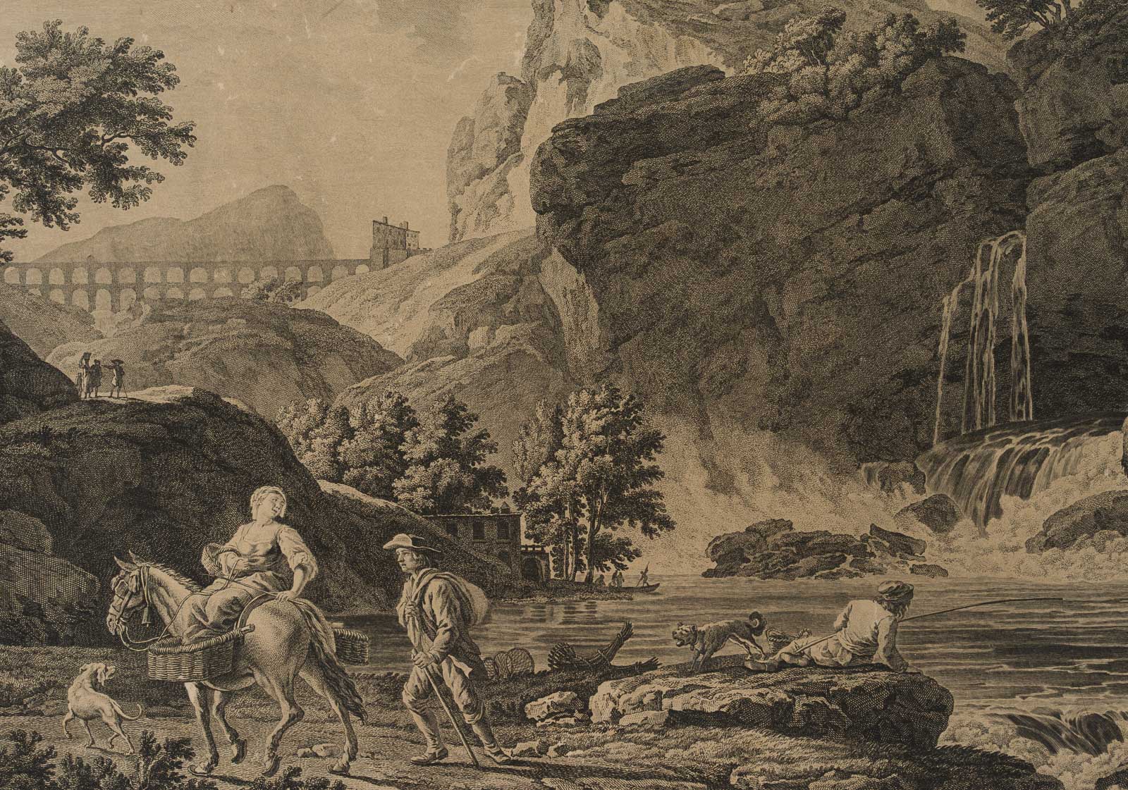 Felsige Flusslandschaft