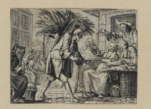 Kiepenkerl auf Markt