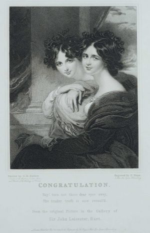 'Congratulation', zwei junge Damen