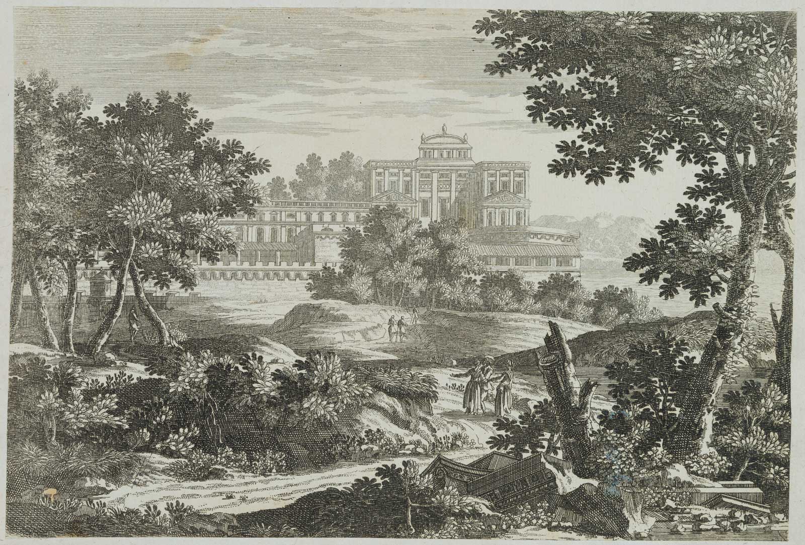 Arkad. Landschaft mit Tempel