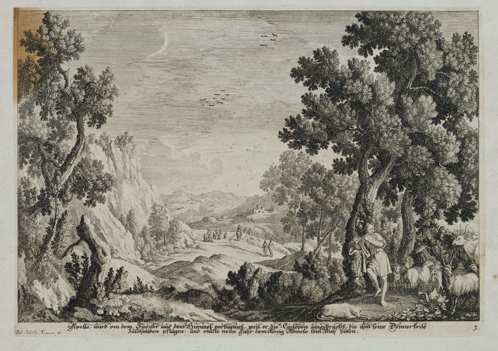 Heroische Landschaft mit Apollo