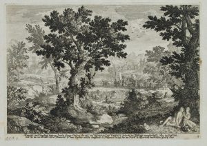 Landschaft mit Krokos und Smilax
