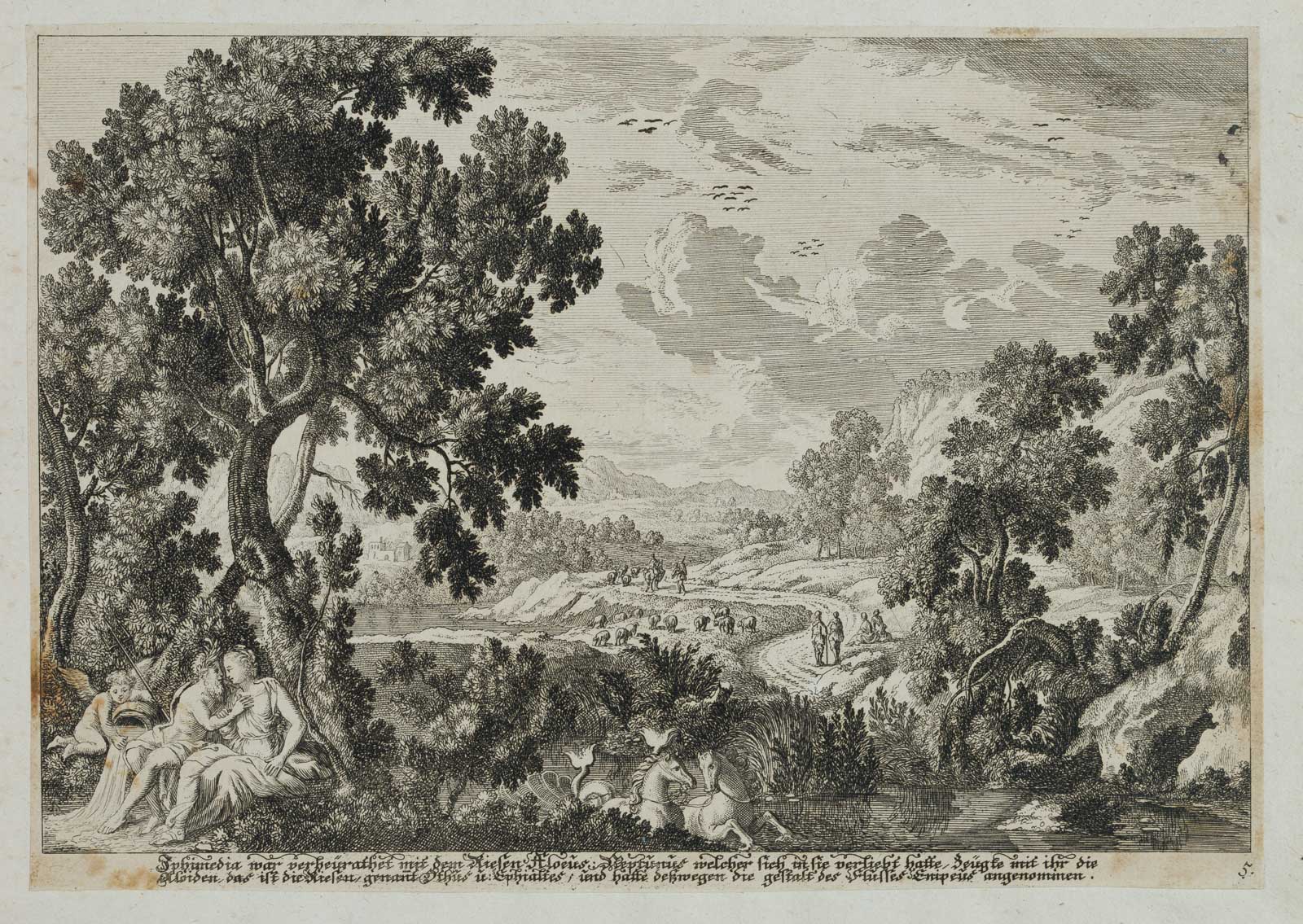 Landschaft mit Iphimedeia und Neptun