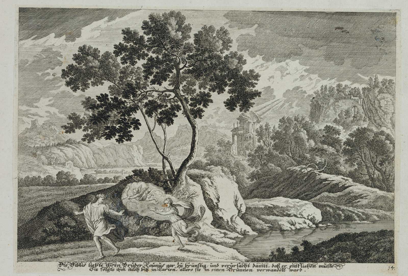 Landschaft mit Byblis und Caunus