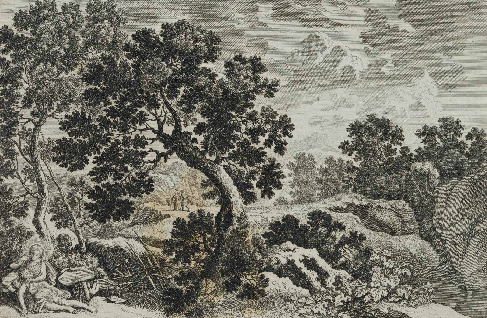 Landschaft mit Apoll und Hyakinthos