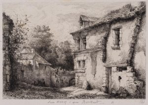 Innenhof eines altem Gehöfts
