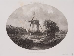 Windmühle in der Normandie