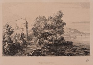 Blick auf Meer und Küste
