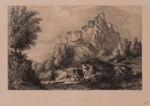 Alte Schloss in Hyères von Norden