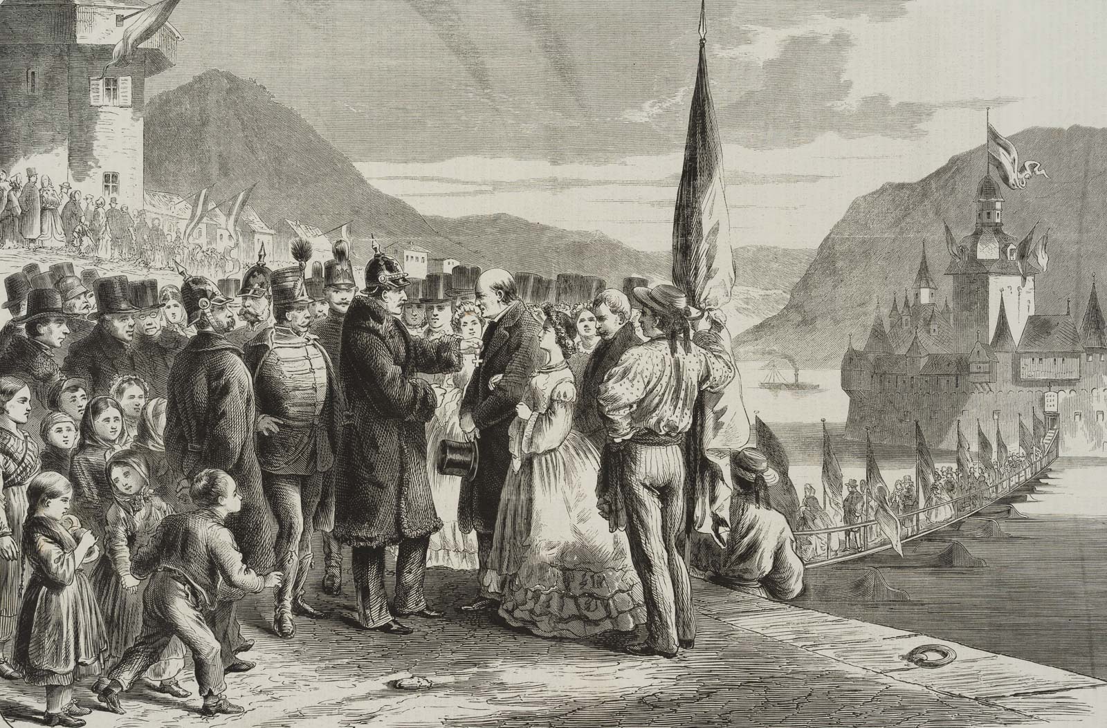 Gedenkfeier Rheinübergang Blücher
