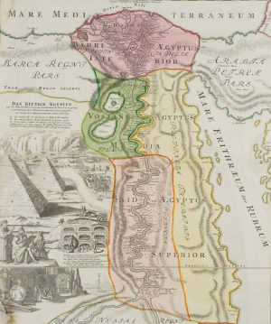 Karte 'Aegyptus Hodierna'