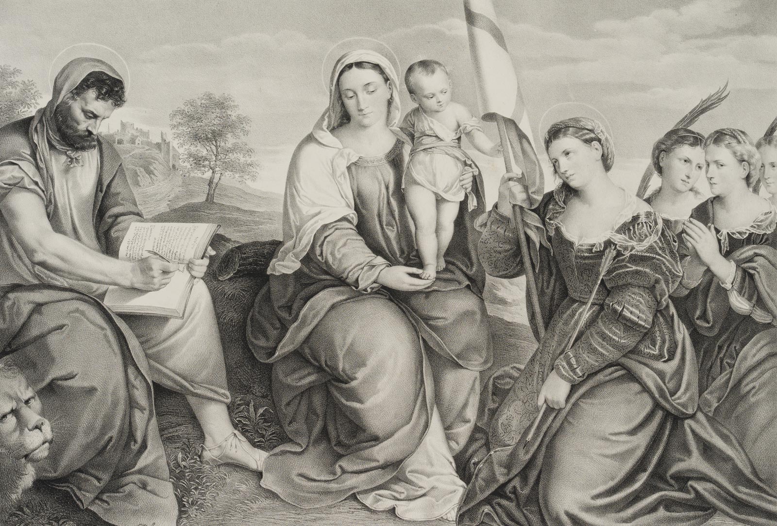 Madonna mit Kind und Heiligen
