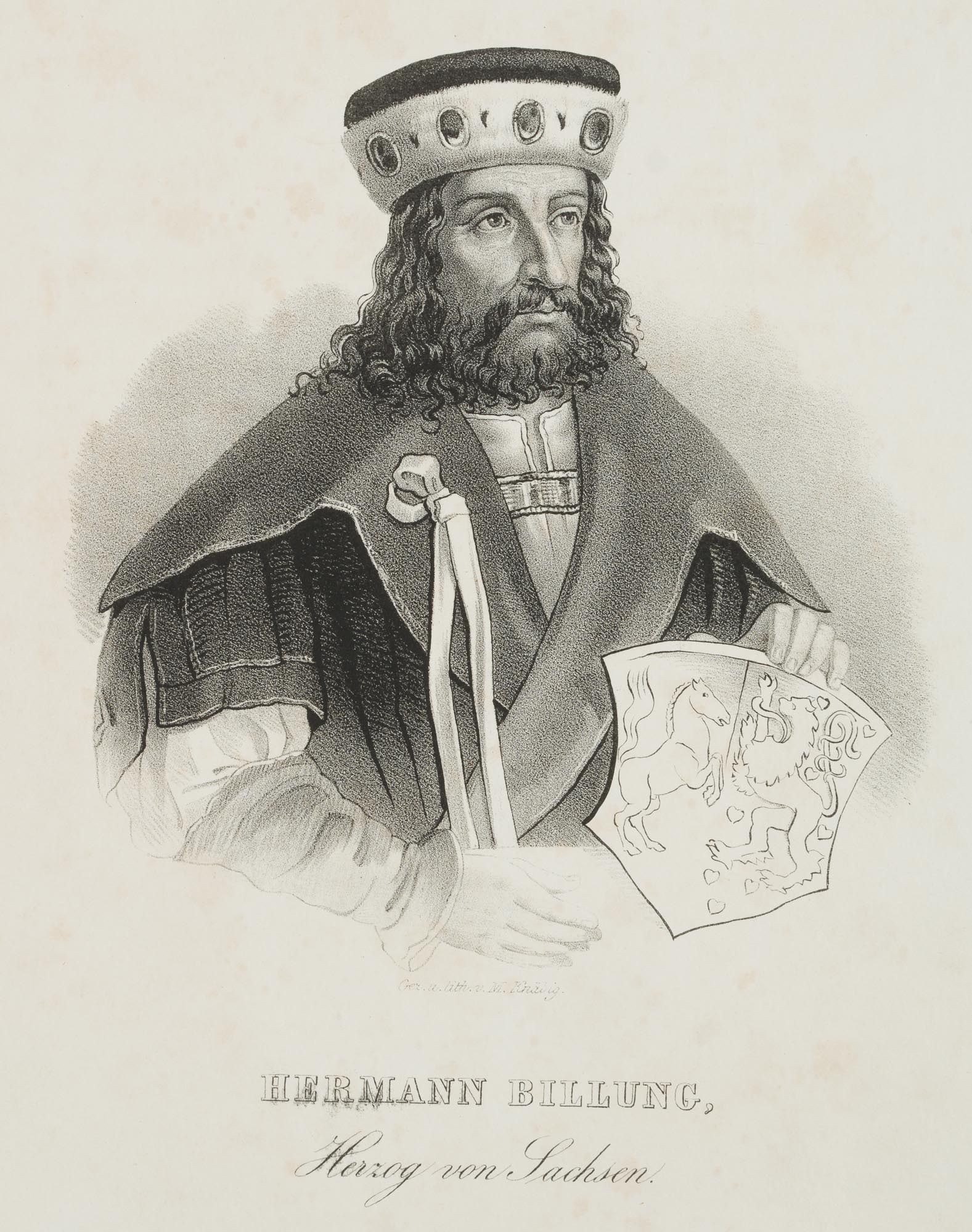 Hermann Billung. Herzog von Sachsen