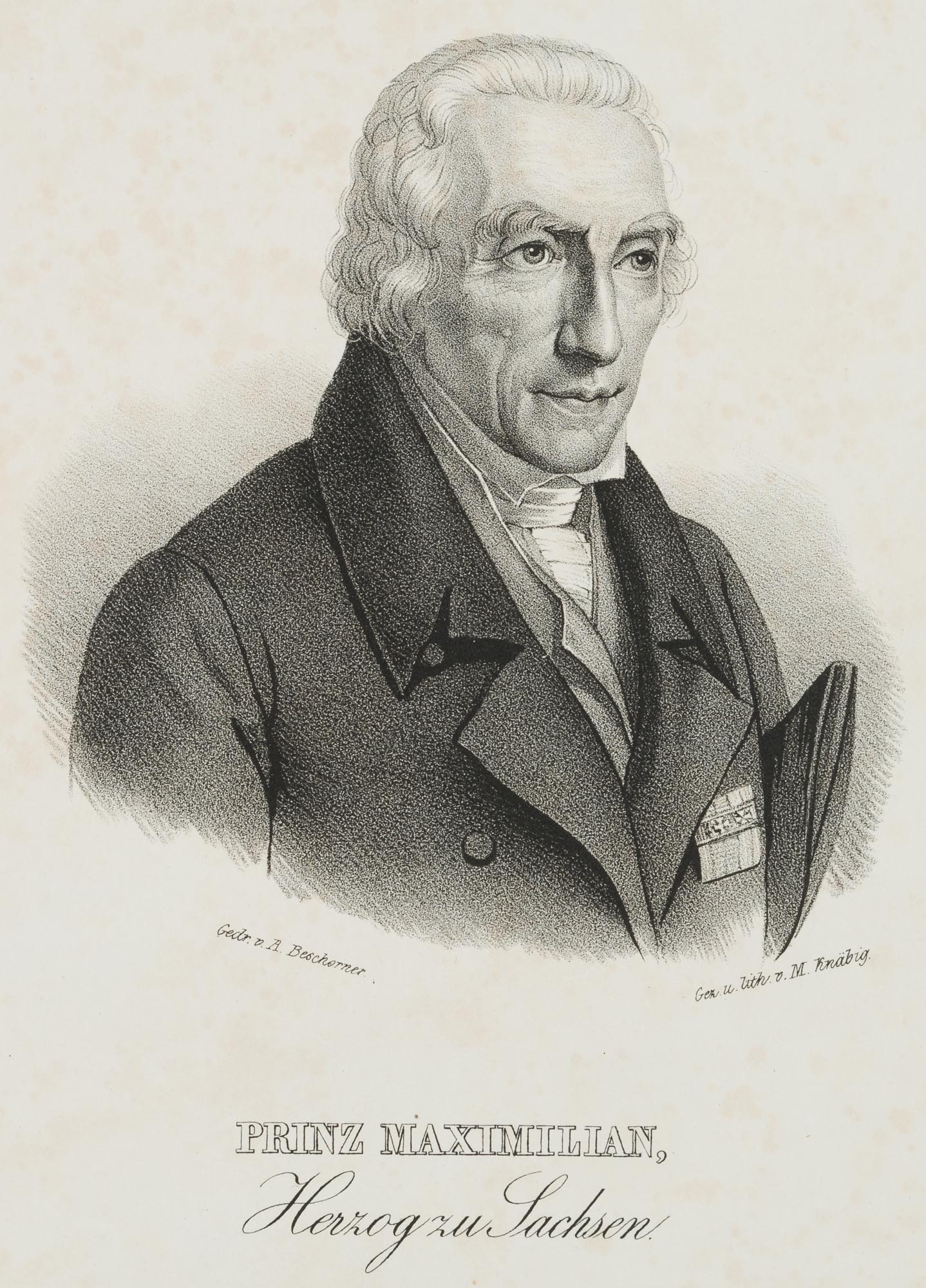 Prinz Maximilian, Herzog zu Sachsen