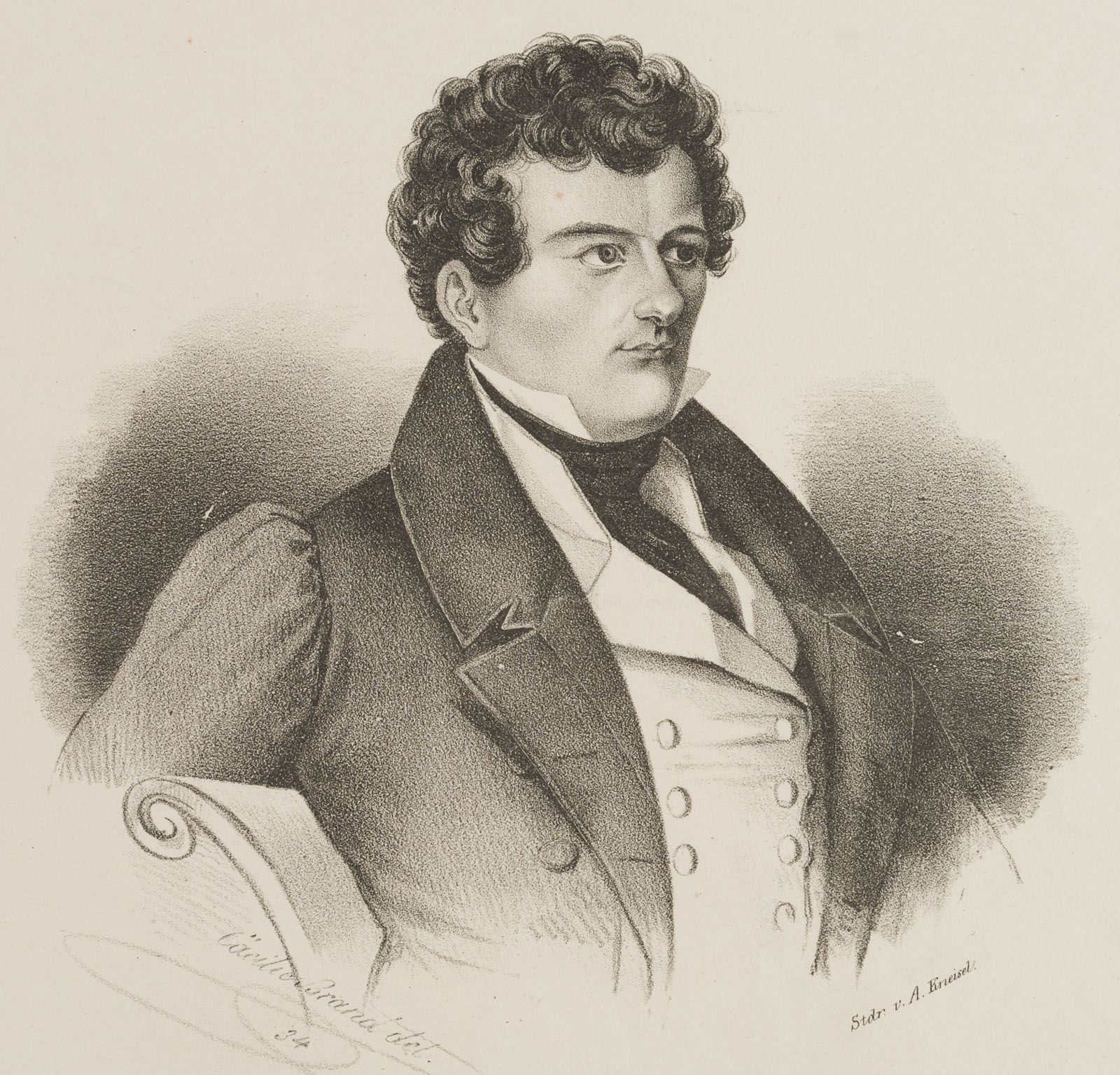 Porträt des Opernsängers Franz Wild