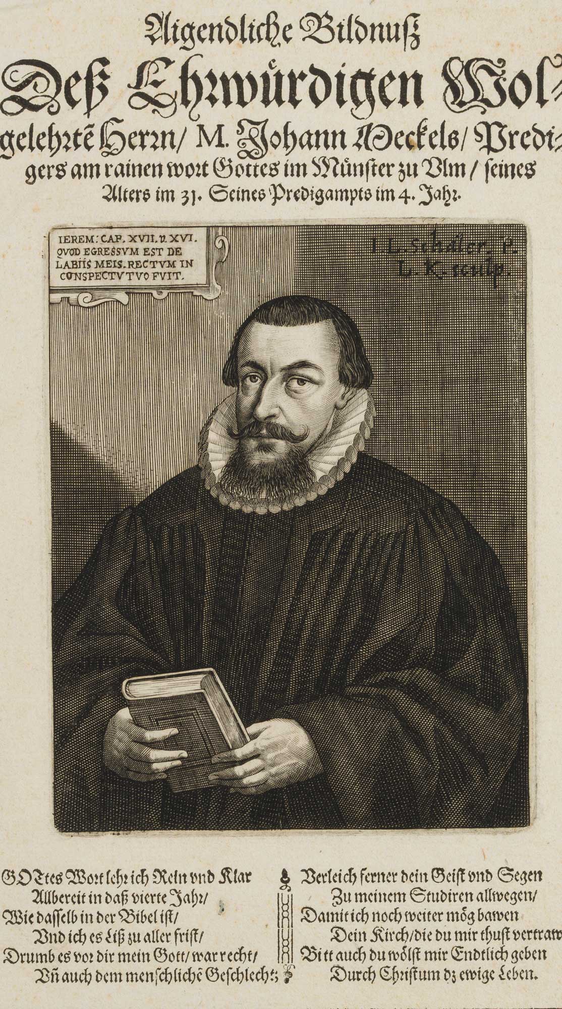Theologe M. Johann Deckel(?)