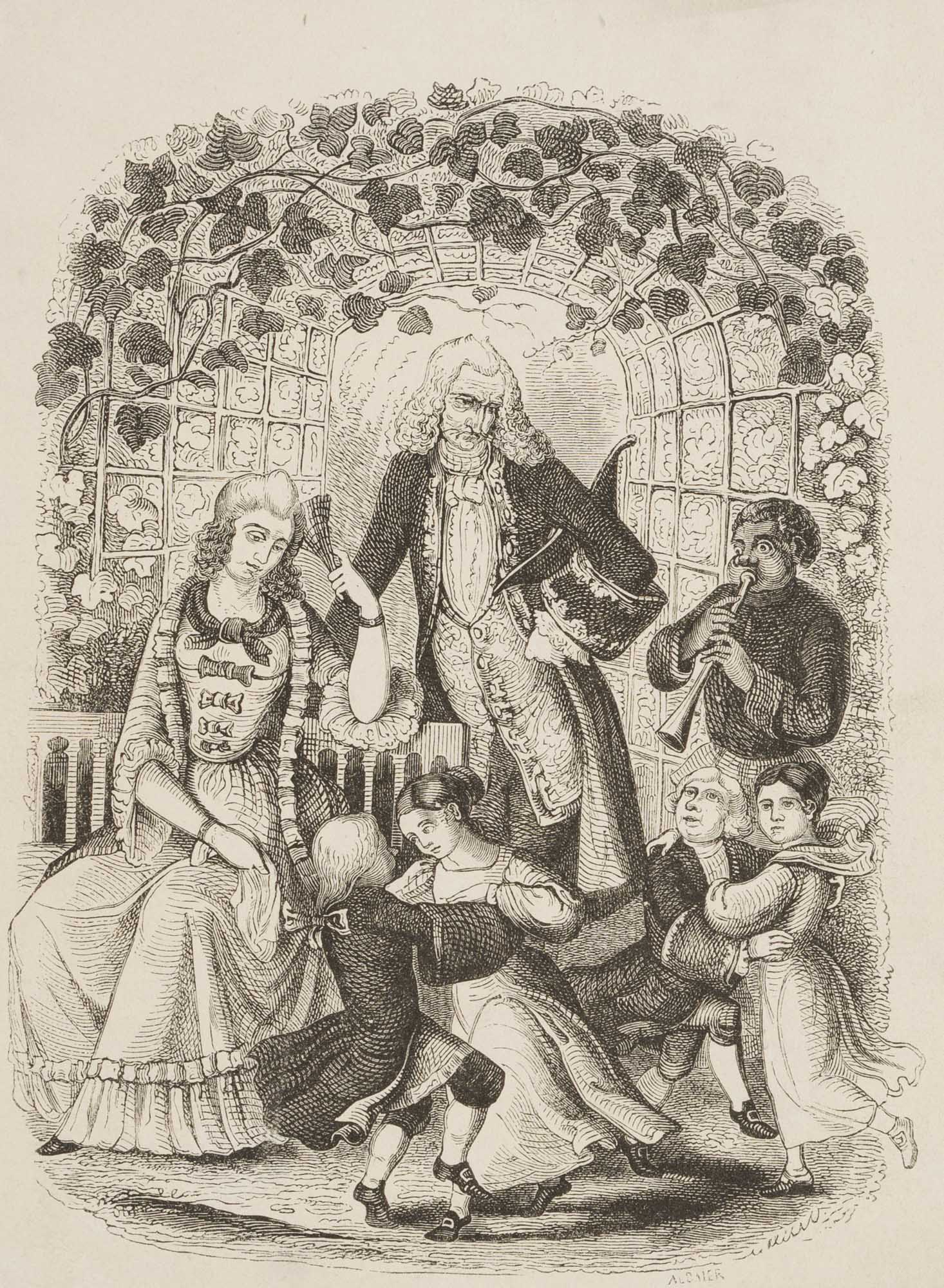 Tanzaufführung in der Gartenlaube