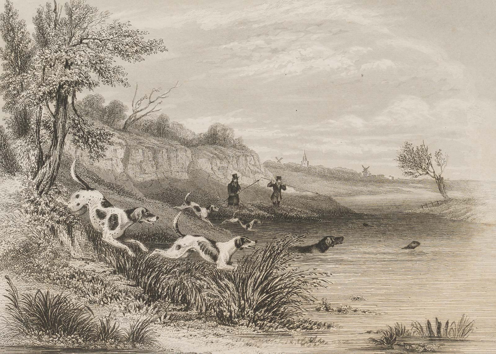 The sport of otter hunting