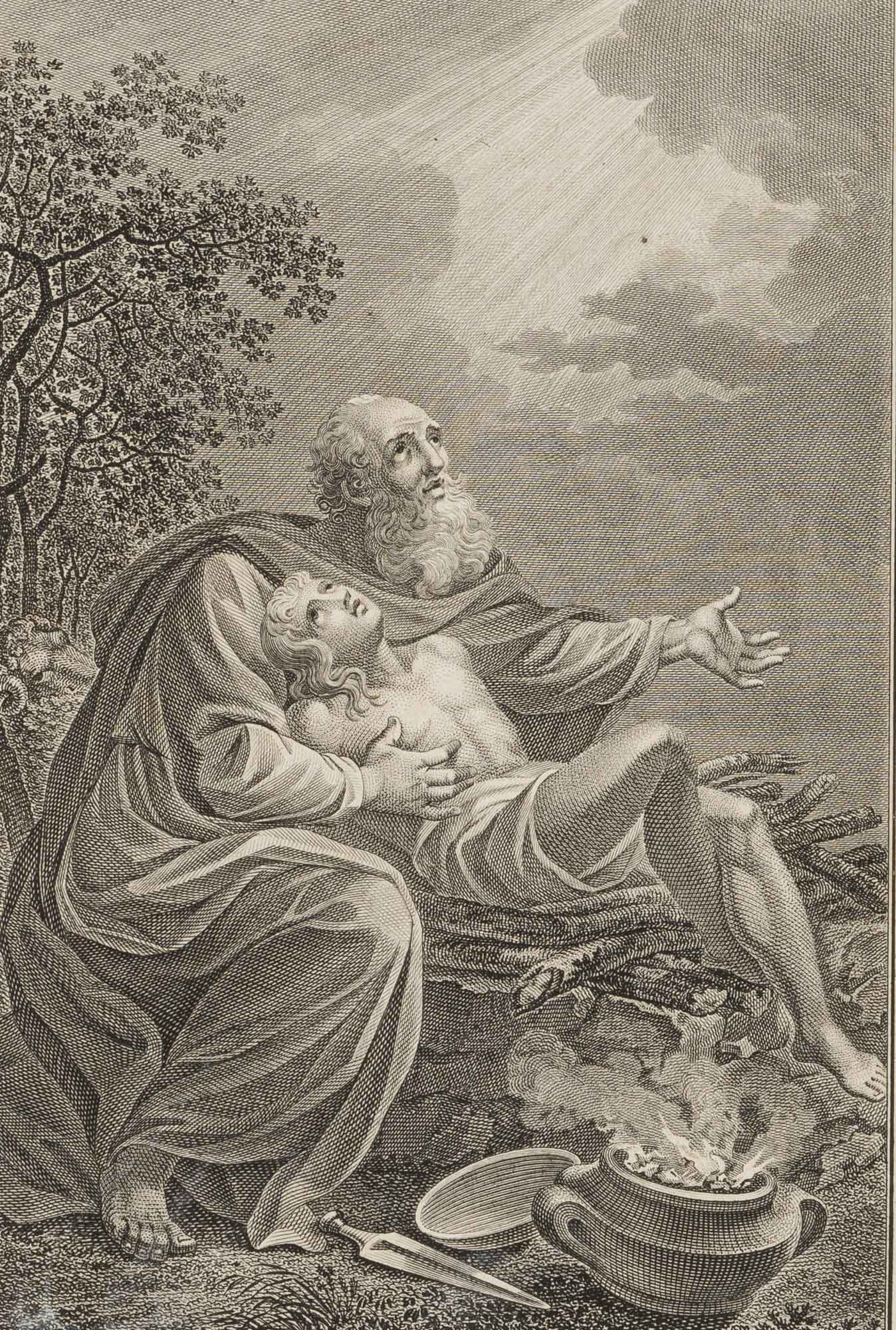 Abraham opfert seinen Sohn Isaak