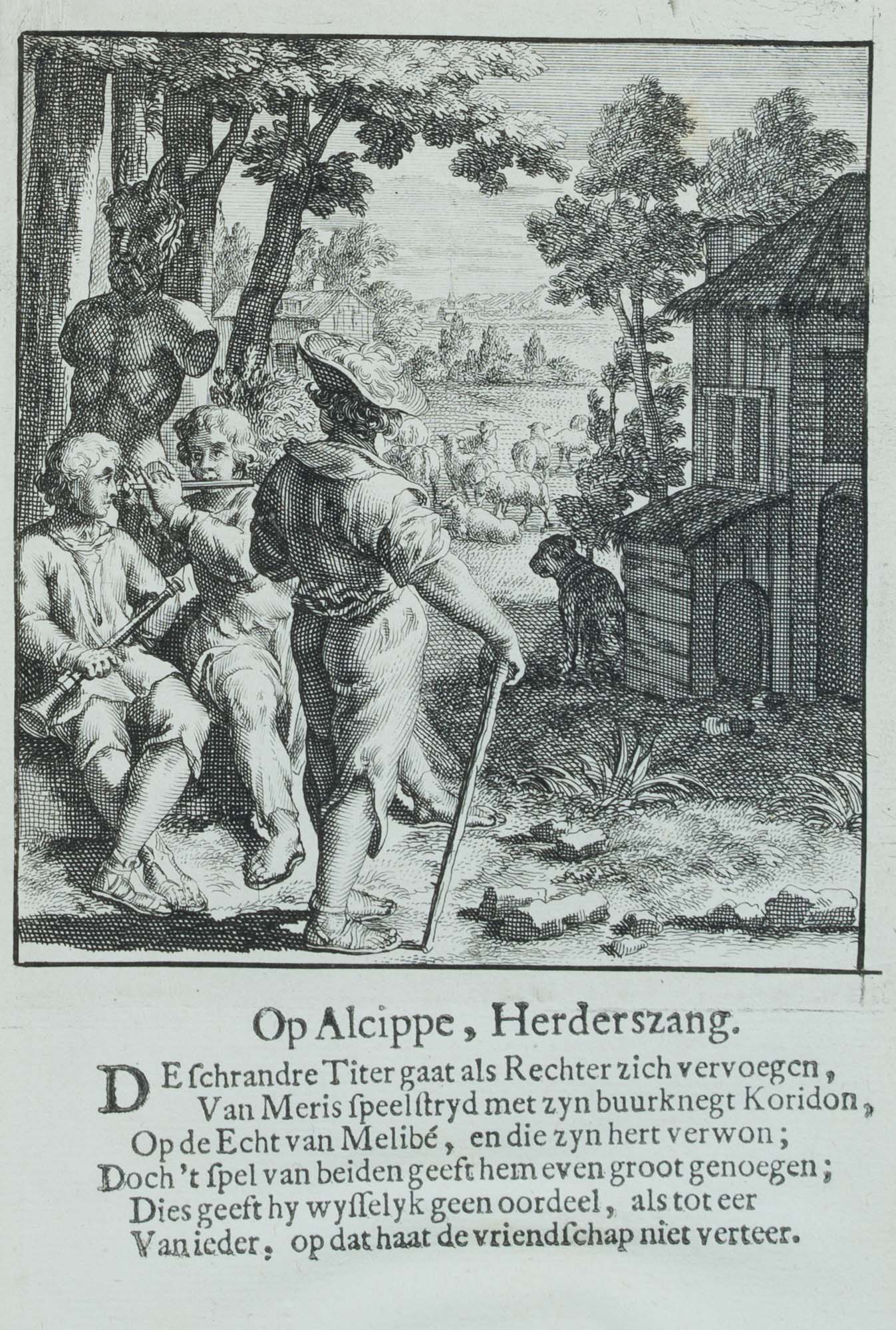 Op Alcippe, Herderszang