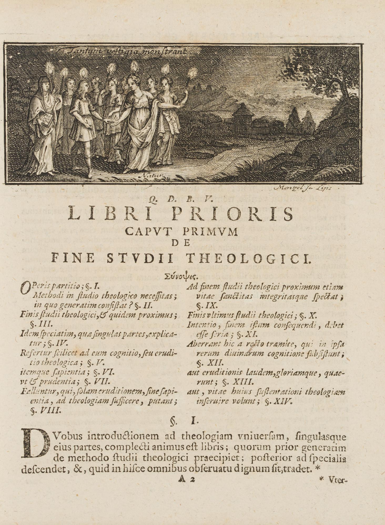 Titelvignette Buddeus Isagoge