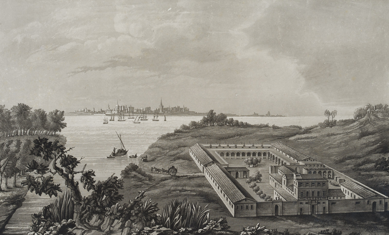 Küste und Hafen Santa Maria