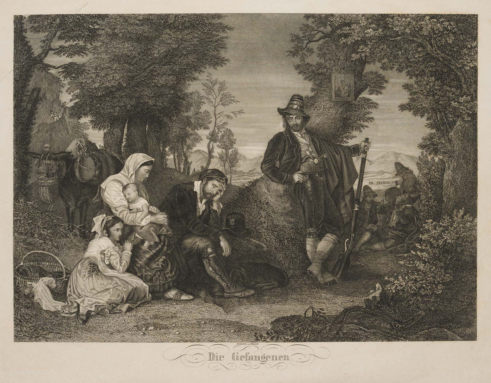 Die Gefangenen, Familie bei Briganten