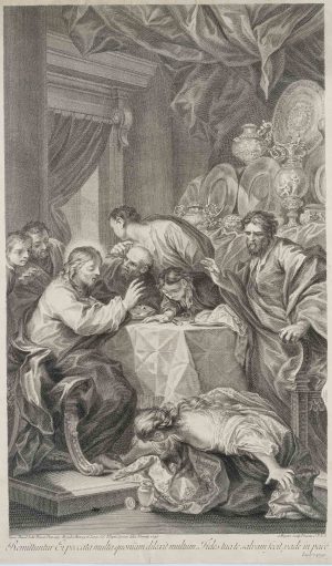 Fußwaschung Christi, Lukas 7,47-50