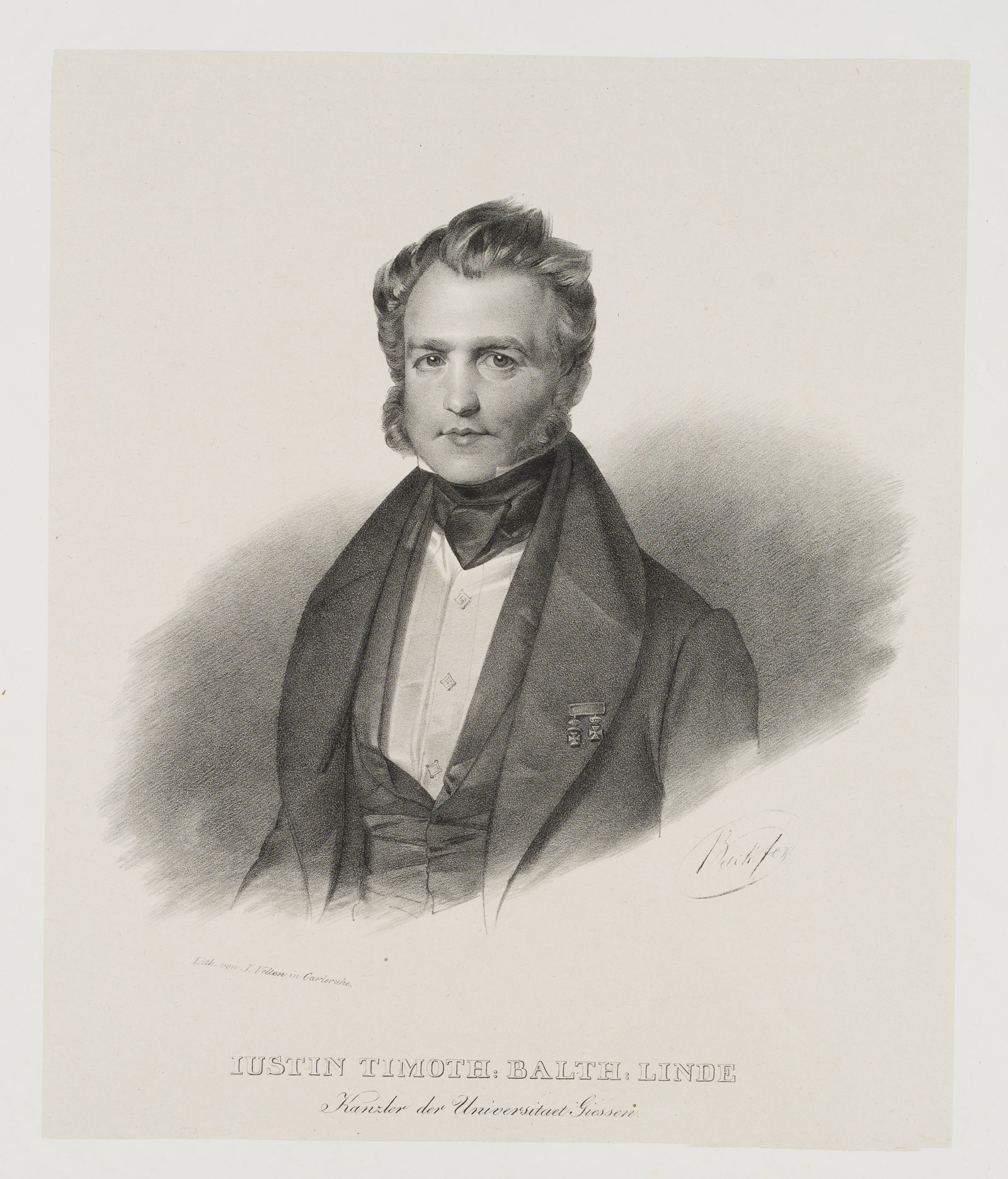 Portrait des Justin von Linde